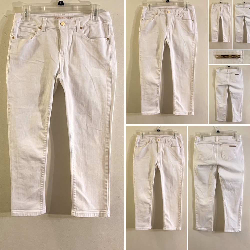 COPY - Michael Kors Cropped White Jeans
